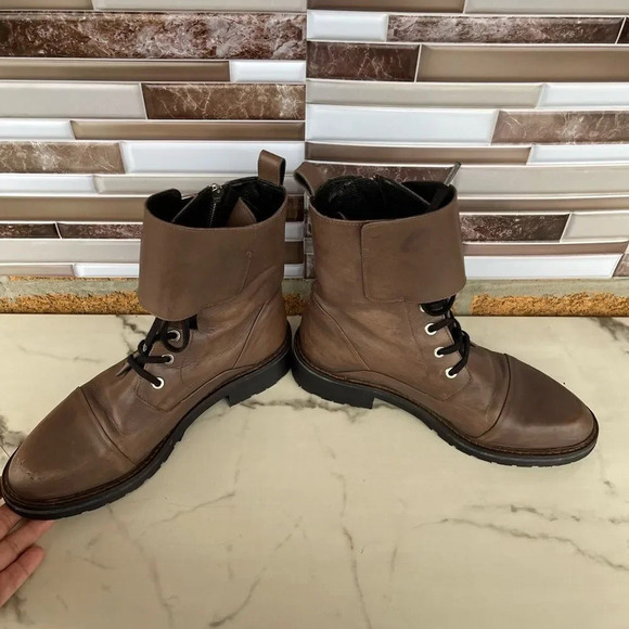 ALLSAINTS Daria Cuffed Combat Boot 39/8.5 - Picture 6 of 15